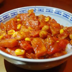 Vegetarian Chickpea Curry with Turnips