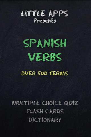 500 SPANISH VERBS Quiz App
