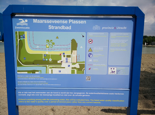 Informatiebord Strandbad Maarsseveense Plassen 