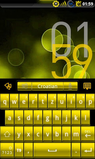 GOKeyboard Theme - LiquidGold