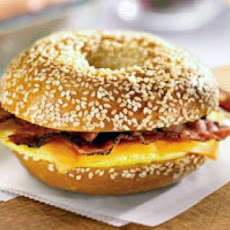 Bacon Bagel Cheese Sandwich