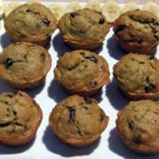Mocha Chocolate Chip Banana Muffins