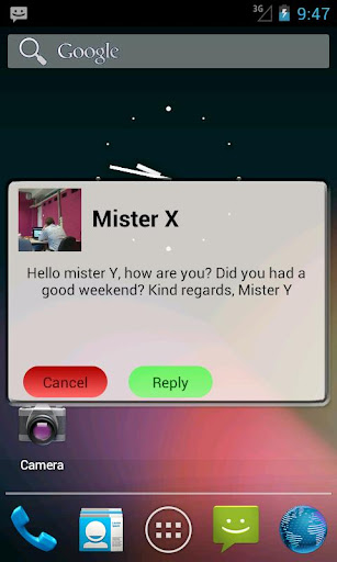 Fun SMS popup Pro