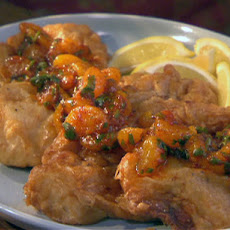 Beer Battered Tilapia with Red Chile Mandarin Orange Sauce