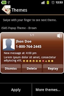 How to mod iSMS Popup - Brown Theme patch 1.0 apk for bluestacks