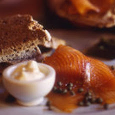 Brown Bread with Smoked Salmon