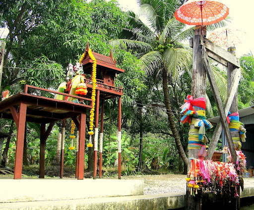 Spirit House by the canal