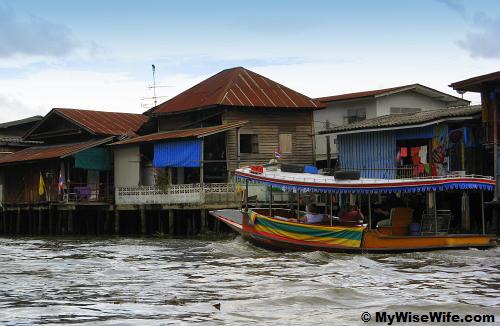 A tourist boat by the canal