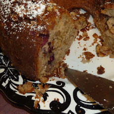 Cinnamon Almond Cake with Wild Texas Blackberries