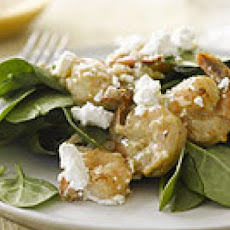 Spinach Salad with Shrimp and Feta