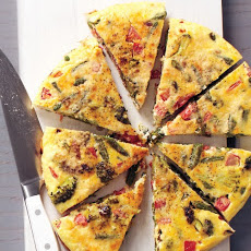 Vegetable Frittata with Roasted Potatoes and Garlic