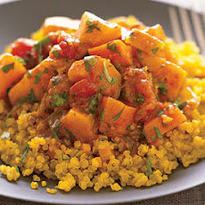 Quinoa with Moroccan Winter Squash and Carrot Stew