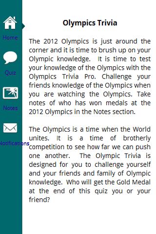 Olympics Trivia Pro