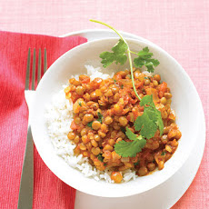 Curried Lentils in Tomato Sauce