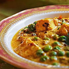 Mattar Paneer - Indian Peas with Paneer Cheese