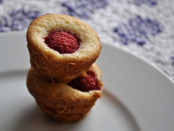 Raspberry Lemon Mini Muffins