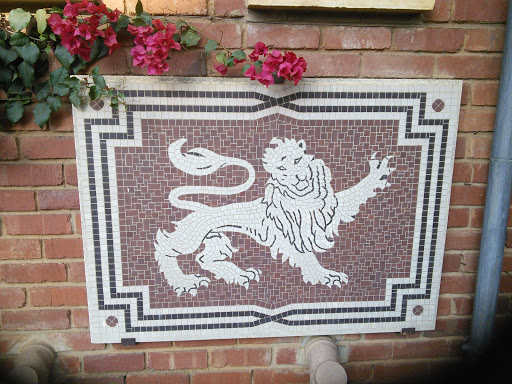 Proudly Lion Mosaic Wall Art