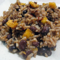 Spicy Black Beans and Rice With Mangoes (Crock Pot)