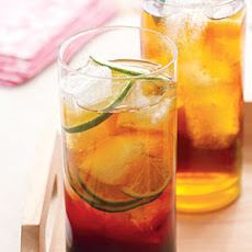 Pomegranate and Lime Iced Tea