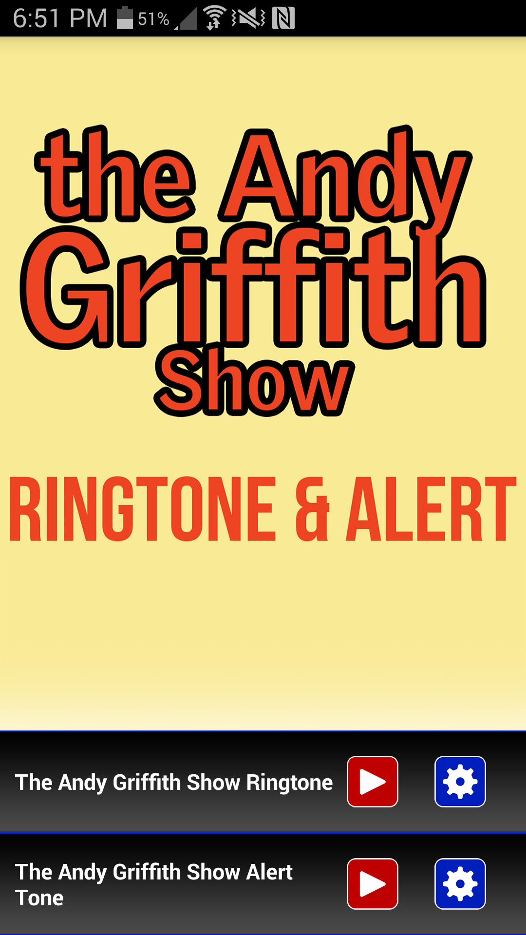 Android application The Andy Griffith Show Theme screenshort