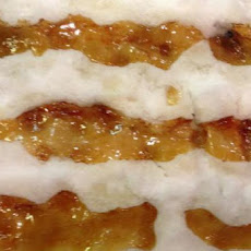 Maple Taffy on Snow or Crushed Ice
