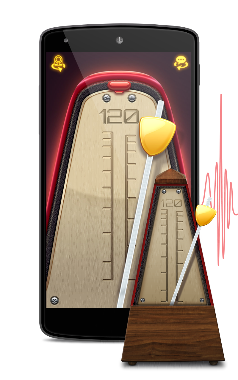Android application Real Metronome Free screenshort