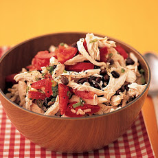 Chicken, Rice, and Black-Bean Salad