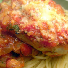 Braised Chicken With Gratin Tomatoes