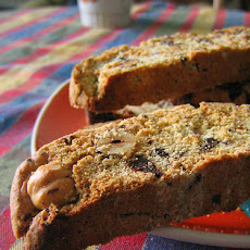 Chocolate, Cherry, and Hazelnut Biscotti