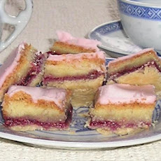 Aunt Helen's Almond-Raspberry Rice Squares