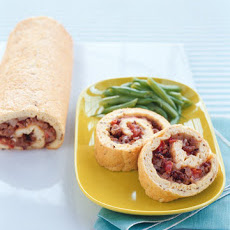 Sausage-and-Tomato Egg Roll-Up