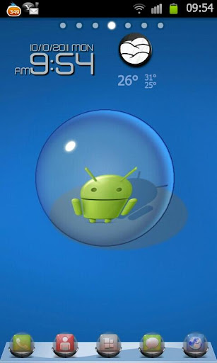 【免費個人化App】GlassBall Theme Go Launcher EX-APP點子