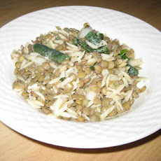 Orecchiette With Lentils, Mint and Feta