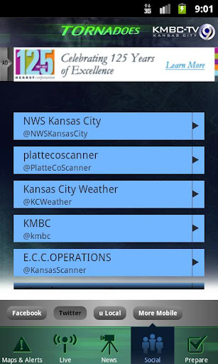 Tornadoes KMBC 9 - Kansas City