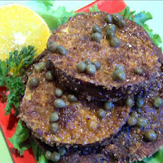 Eggplant (Aubergine) and Portabella Schnitzel