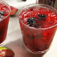 Blackberry and Cabernet Caipirinha Recipe