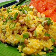 Saffron-Scented Couscous With Pine Nuts