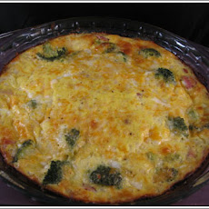 Low-Carb Crustless Ham & Broccoli Quiche