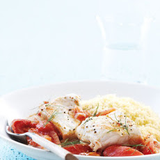 Halibut with Tomatoes and Fennel