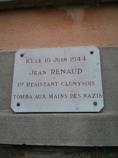 Mémoire Au Résistant Jean Renaud