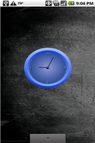 Blue Analog Clock