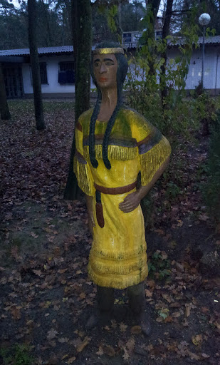 Indianerfrau Statue at Schifferstadt 