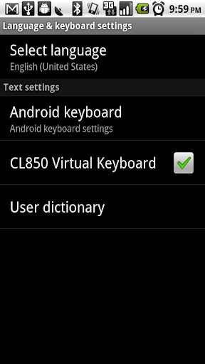 CL850 Bluetooth Keyboard Demo