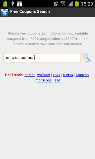 Free Coupons Search