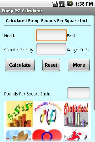 Pump PSI Calc