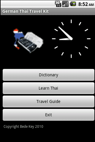German Thai Travel Dictionary