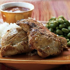 Seared Chicken with Sriracha Barbecue Dipping Sauce