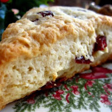 Cranberry and White Chocolate Scones