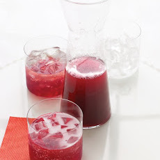 Pomegranate-Champagne Punch