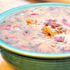 Mediterranean Chicken and Lemon Soup